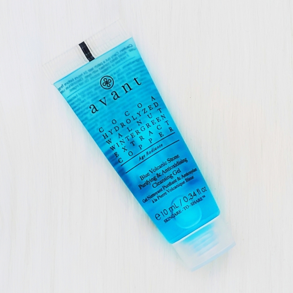 🔴 AVANT Blue Volcanic Stone Purifying & Antioxidizing Cleansing Gel - Travel